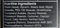 dove face lotion - Ingredients - en
