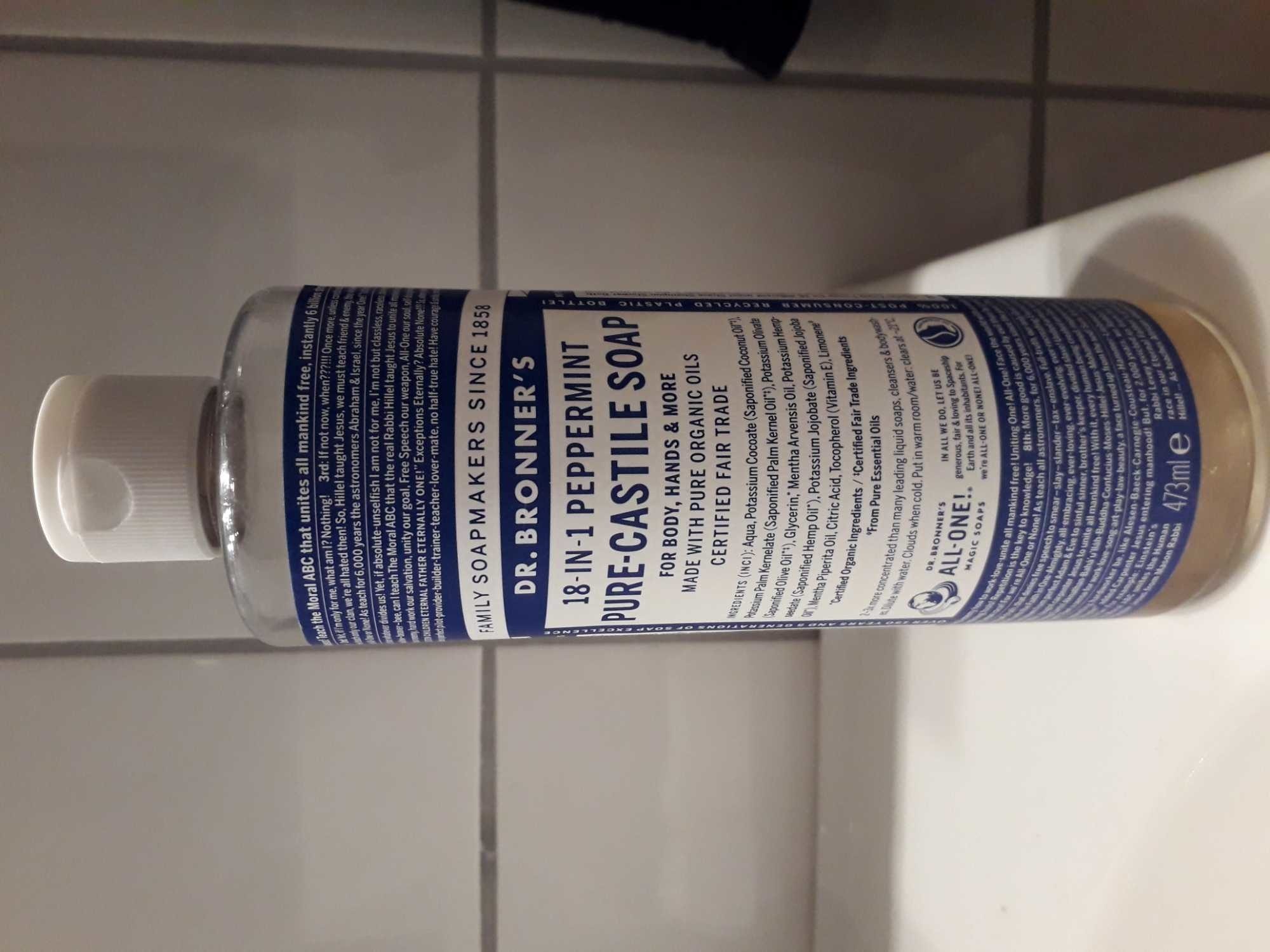 PURE-CASTILE SOAP 18-in-1 Peppermint - Продукт - en