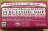 All-One Hemp Rose Pure Castile Soap made with organic oils - Produit
