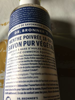 Savon Liquide Bio à La Menthe - Dr Bronner - 1