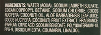 'Restyled for the Planet' Botanique Shampoo with Coconut Milk & Aloe Vera - Ingredients - en