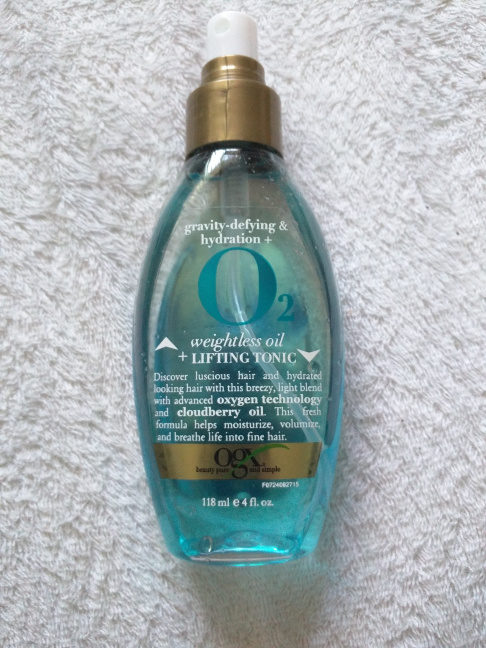 OGX Gravity-Defying & Hydration + O2 Weightless Oil + Lifting Tonic - Tuote - en