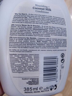 Coconut milk conditioner - 2