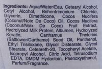 Coconut milk conditioner - Ingredients - fr
