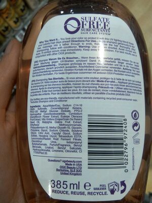 Orchid oil shampoo - 2