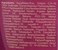 Keratin oil shampoo - Ingredients - fr