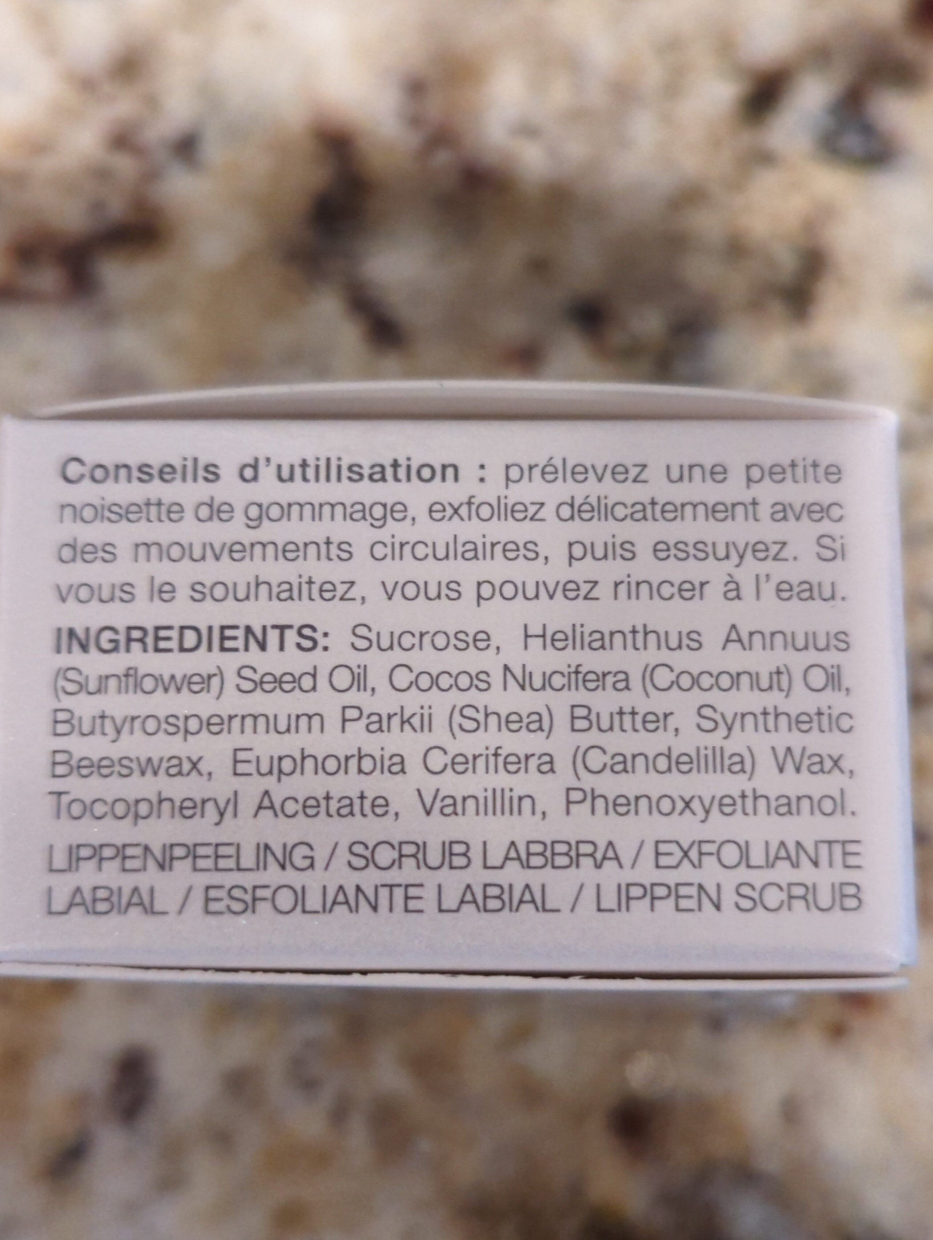 Perfect Lip Scrub - Ingredients - en
