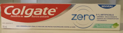 Clear Gel Zero Anticavity Flouride Toothpaste - Produit - fr
