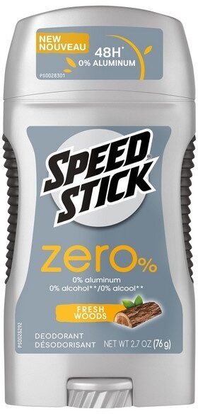 Speed Stick Zero Deodorant for Men, Fresh Woods - Produit - en