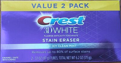 3D White Flouride Anticavity Toothpaste Icy Clean Mint - 1