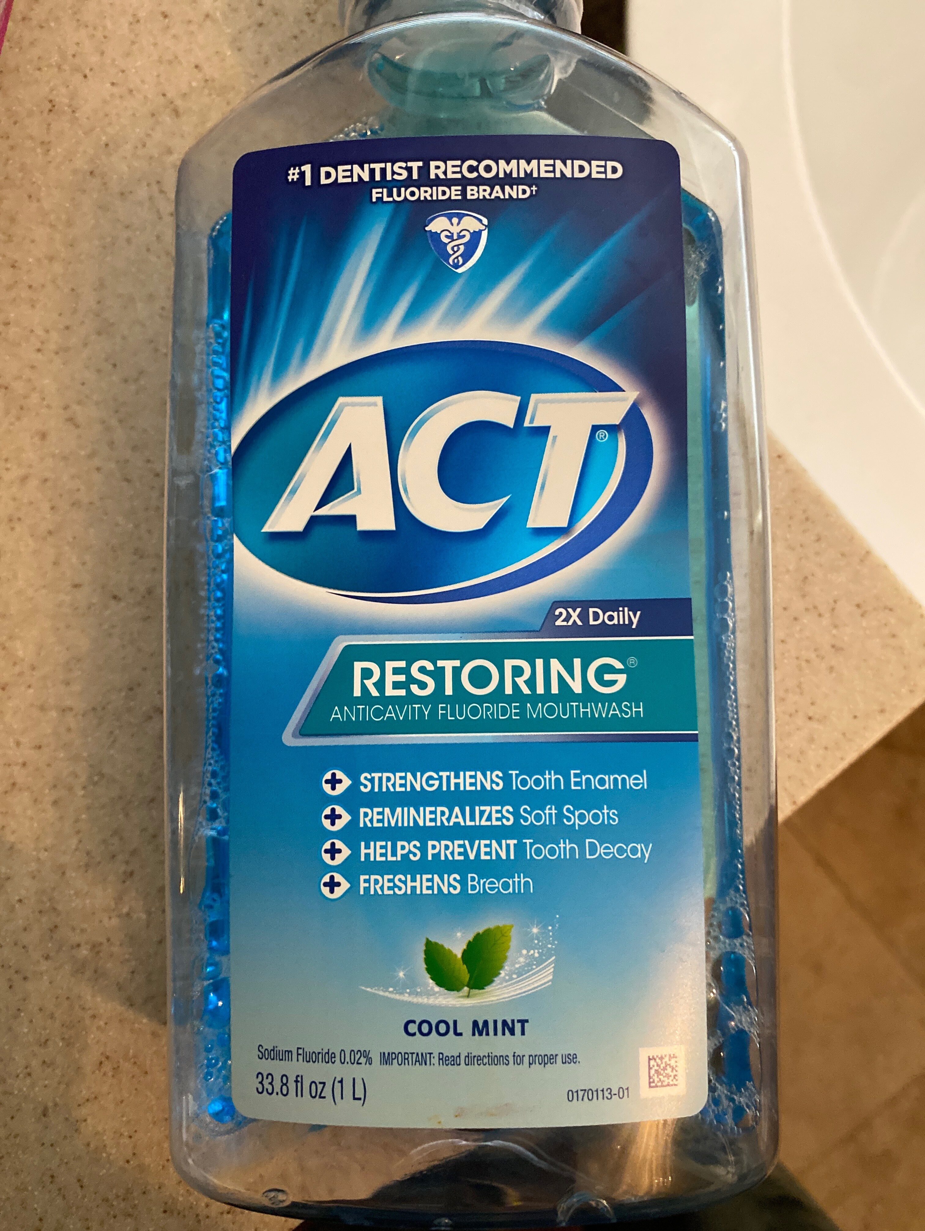 Restoring Mint Mouthwash 2x daily - מוצר - en