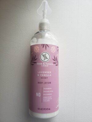 lavender & vanilla body lotion - Produto - en