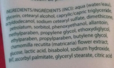 glysomed - Ingredients - fr