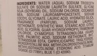 body wash - Ingredients - en