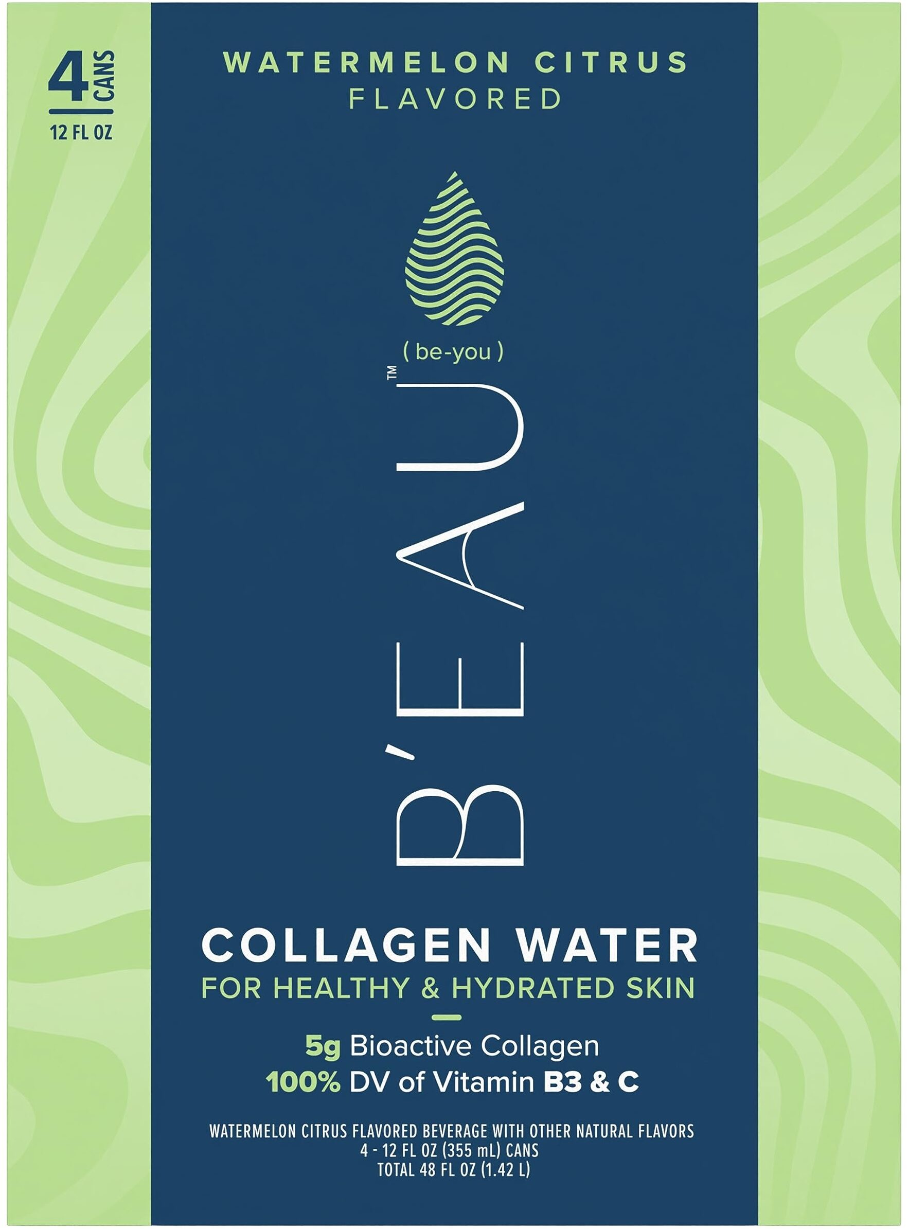 B'EAU Watermelon Citrus Collagen Water - Produto - en