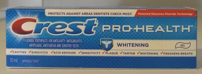 Whitening Gel Flouride Toothpaste - 1