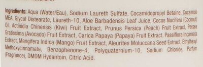 Hypoallergenic Shampoo - Ingredientes