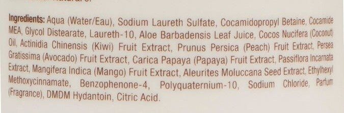 Hypoallergenic Shampoo - Ingredientes - en