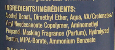 Firm Unscented Hairspray - Ingredients - en