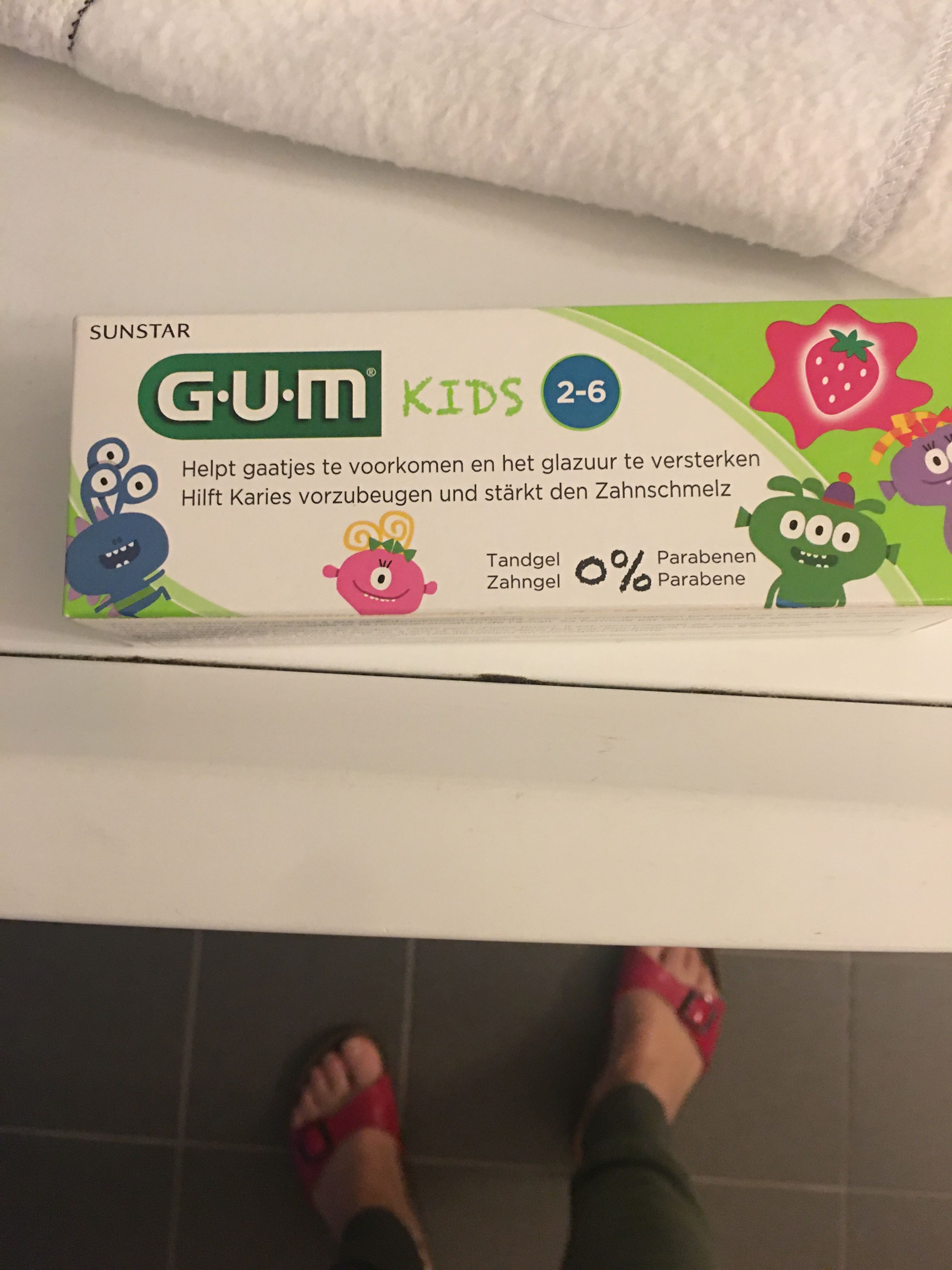 Gel dentifrice G.U.M Kids - Product - fr