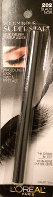 VOLUMINOUS SUPERSTAR™ liquid eyeliner 202 Black - Produit