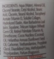 Vitamin E skin care cream - Ingredients - en
