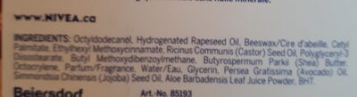 Nivea hydro care - Ingredients - en