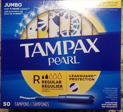 Pearl Regular Unscented Tampons - Produit
