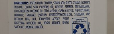 St. Ives Hydrating Vitamin E & Avocado Body Lotion - Ingredients - en
