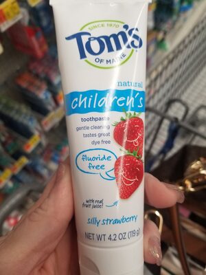 Children's fluoride free toothpaste - 2