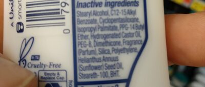 dove deodorant - Ingredients - en