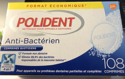 Polident      (anti-bactérien   Comprimés) - Produit - fr
