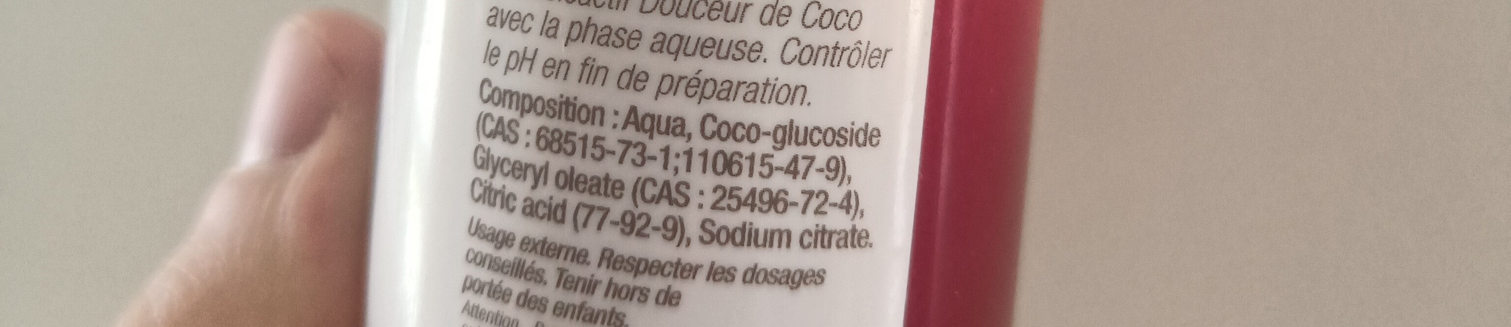 Douceur de coco - Ingredients - fr