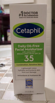 Cetaphil Oil-Free Facial Moisturizer with Sunscreen SPF 35 - Tuote - en