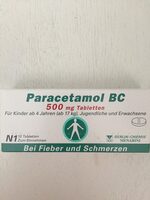 Paracetamol BC 500mg - Produkt - de