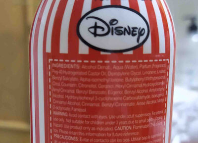 Colonia Corporal Disney Minnie - Ingredients - en