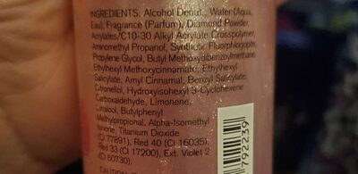 bath and body works - Ingredients