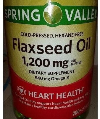 Flaxseed Oil Softgels - Tuote