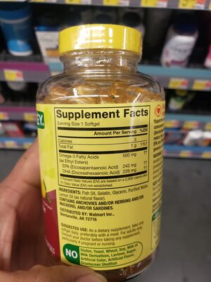 Omega-3 - Ingredientes - en
