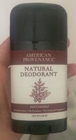 Natural Deodorant - Produit - en