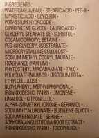 Benefiance mousse nettoyante confort absolu - Ingredients - fr