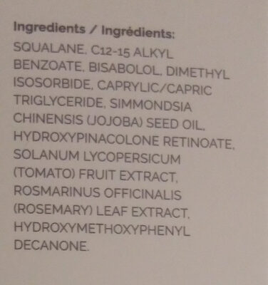 Granactive Retinoid 5% in Squalane - Ingrédients - en