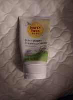 2 in 1 diaper cream and powder burts bees baby - Product - en