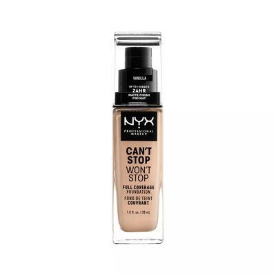 Can't Stop Won't Stop 24Hr Full Coverage Matte Finish Foundation - 1