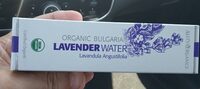 Organic Bulgaria lavender water - Продукт - es