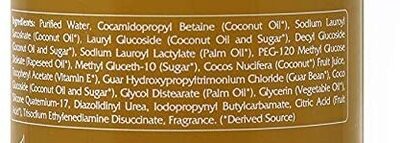 Coconut milk & vitamin E body lotion - Ingrédients