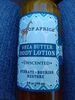 out of Africa shea butter body lotion - Product