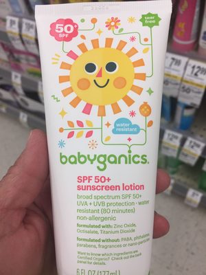 SPF 50 sunscreen lotion - Produit