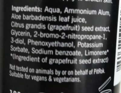 PitROK Crystal - Ingredients