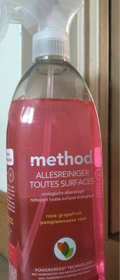 Nettoyant Multi-usages Spray écologique Pamplemousse Rose ? ? Method? - 製品 - fr